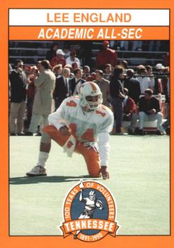1990 Tennessee Volunteers Centennial #132 Lee England Front