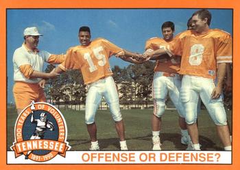 1990 Tennessee Volunteers Centennial #143 Offense or Defense? Front