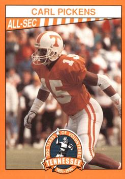 1990 Tennessee Volunteers Centennial #144 Carl Pickens Front