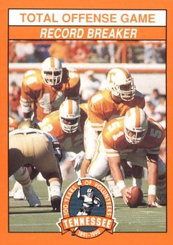1990 Tennessee Volunteers Centennial #147 Total Offense Game Front
