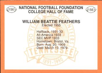 1990 Tennessee Volunteers Centennial #156 Beattie Feathers Back