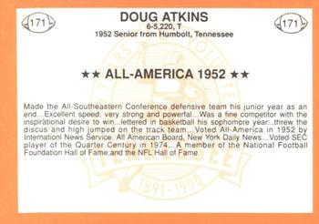 1990 Tennessee Volunteers Centennial #171 Doug Atkins Back