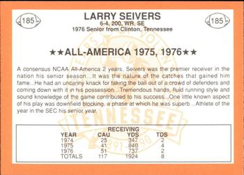 1990 Tennessee Volunteers Centennial #185 Larry Seivers Back