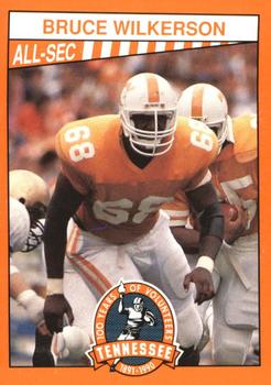 1990 Tennessee Volunteers Centennial #189 Bruce Wilkerson Front