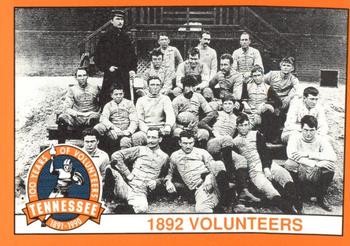 1990 Tennessee Volunteers Centennial #205 1892 Volunteers Front