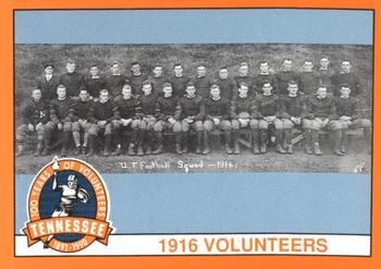 1990 Tennessee Volunteers Centennial #209 1916 Volunteers Front