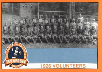 1990 Tennessee Volunteers Centennial #213 1926 Volunteers Front