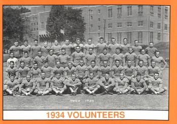 1990 Tennessee Volunteers Centennial #215 1934 Volunteers Front