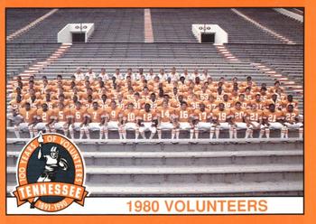 1990 Tennessee Volunteers Centennial #226 1980 Volunteeers Front