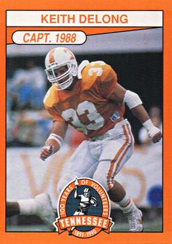 1990 Tennessee Volunteers Centennial #253 Keith DeLong Front