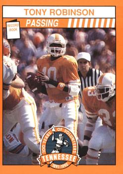 1990 Tennessee Volunteers Centennial #273 Tony Robinson Front