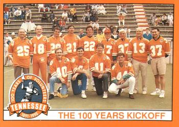 1990 Tennessee Volunteers Centennial #291 The 100 Years Kickoff Front