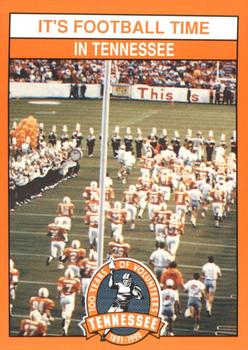 1990 Tennessee Volunteers Centennial #294 It's Football Time in Tennessee Front