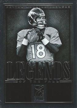 2014 Panini Elite - Legends of the Fall Silver #10 Peyton Manning Front