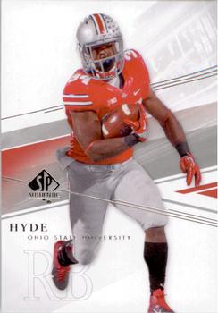 2014 SP Authentic #21 Carlos Hyde Front