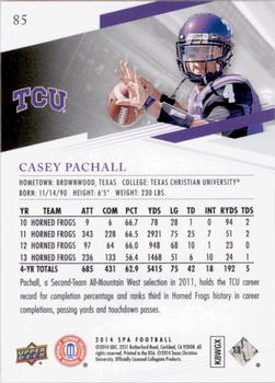 2014 SP Authentic #85 Casey Pachall Back
