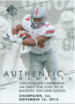 2014 SP Authentic #188 Carlos Hyde Front