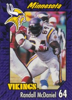1999 Burger King Minnesota Vikings #6 Randall McDaniel Front