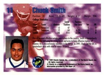 1992 Classic Blister #11 Chuck Smith Back