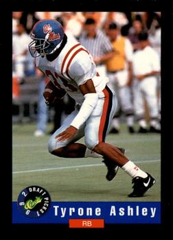 1992 Classic Blister #54 Tyrone Ashley Front