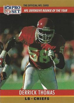 1990 Pro Set FACT Cincinnati #6 Derrick Thomas Front