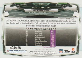 2014 Topps - Pink #236 New York Jets Back