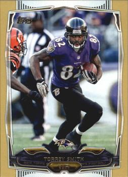 2014 Topps - Gold #102 Torrey Smith Front