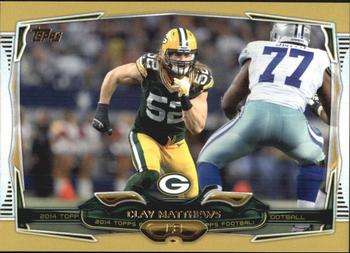 2014 Topps - Gold #115 Clay Matthews Front