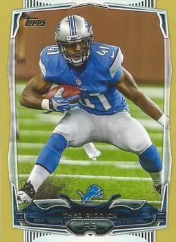 2014 Topps - Gold #134 Theo Riddick Front