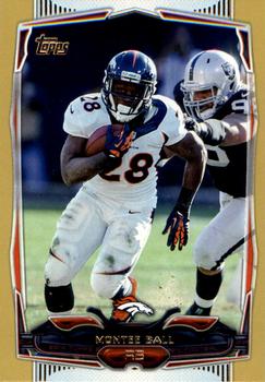 2014 Topps - Gold #306 Montee Ball Front