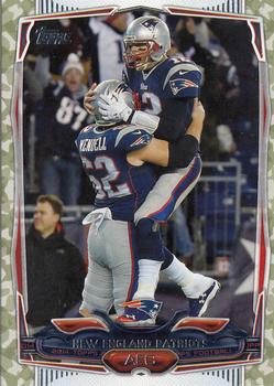 2014 Topps - Camo #6 New England Patriots Front