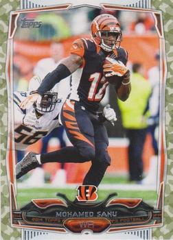 2014 Topps - Camo #15 Mohamed Sanu Front