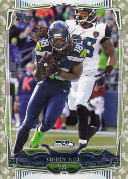 2014 Topps - Camo #63 Sidney Rice Front