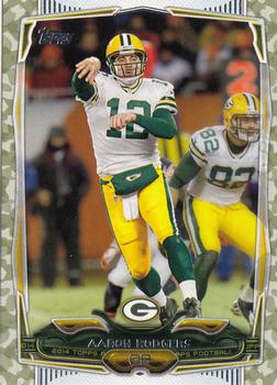 2014 Topps - Camo #172 Aaron Rodgers Front