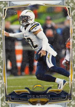 2014 Topps - Camo #206 Eric Weddle Front