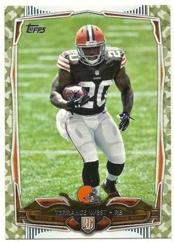 2014 Topps - Camo #384 Terrance West Front