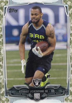 2014 Topps - Camo #405 George Atkinson III Front