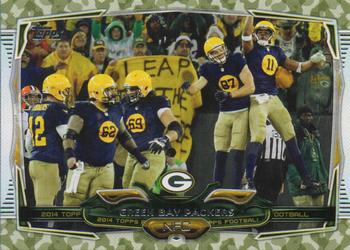 2014 Topps - Camo #221 Green Bay Packers Front