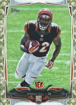 2014 Topps - Camo #371 Jeremy Hill Front