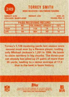 2014 Topps - 1963 Mini #249 Torrey Smith Back