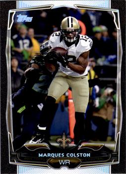 2014 Topps - Black #56 Marques Colston Front