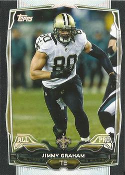 2014 Topps - Black #234 Jimmy Graham Front