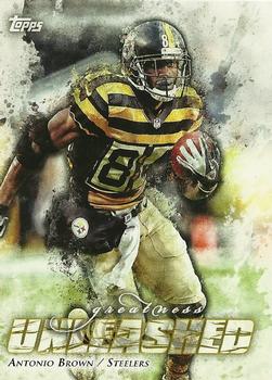 2014 Topps - Greatness Unleashed #GU-AB Antonio Brown Front