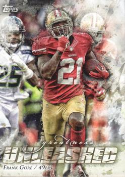 2014 Topps - Greatness Unleashed #GU-FG Frank Gore Front