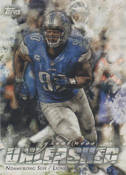 2014 Topps - Greatness Unleashed #GU-NS Ndamukong Suh Front