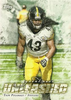 2014 Topps - Greatness Unleashed #GU-TP Troy Polamalu Front