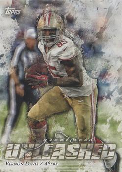 2014 Topps - Greatness Unleashed #GU-VD Vernon Davis Front