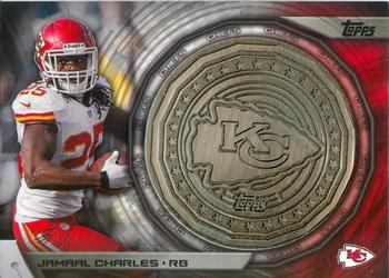 2014 Topps - Kickoff Coins #NFLKC-JC Jamaal Charles Front