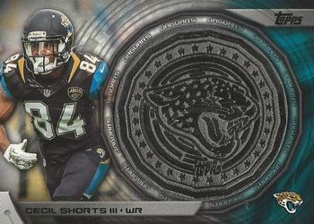 2014 Topps - Kickoff Coins #NFLKC-CS Cecil Shorts III Front