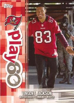 2014 Topps - Play 60 Community Mentors #NNO Vincent Jackson Front